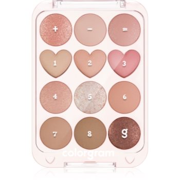 Colorgram Pin Point Eyeshadow Palette paletă cu farduri de ochi pentru look perfect - imagine 2